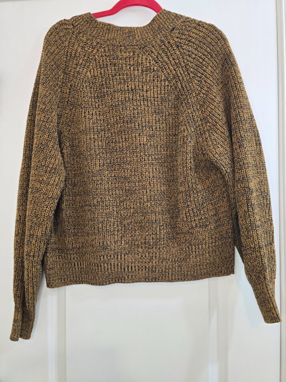 A New Day Button Front Cardigan - Brown and Black - Picture 4 of 6